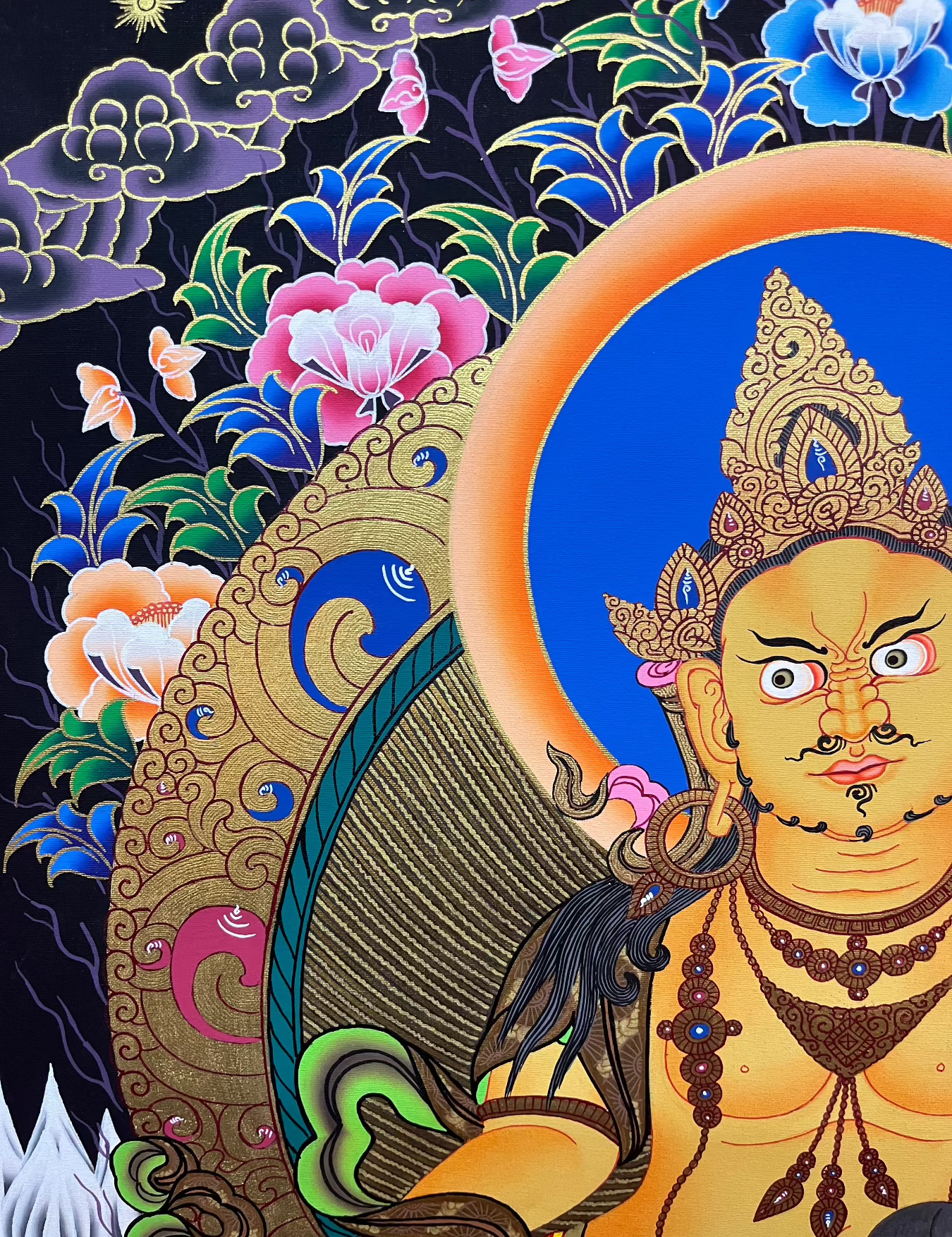 Zambala Thangka Painting - Tibetan Art