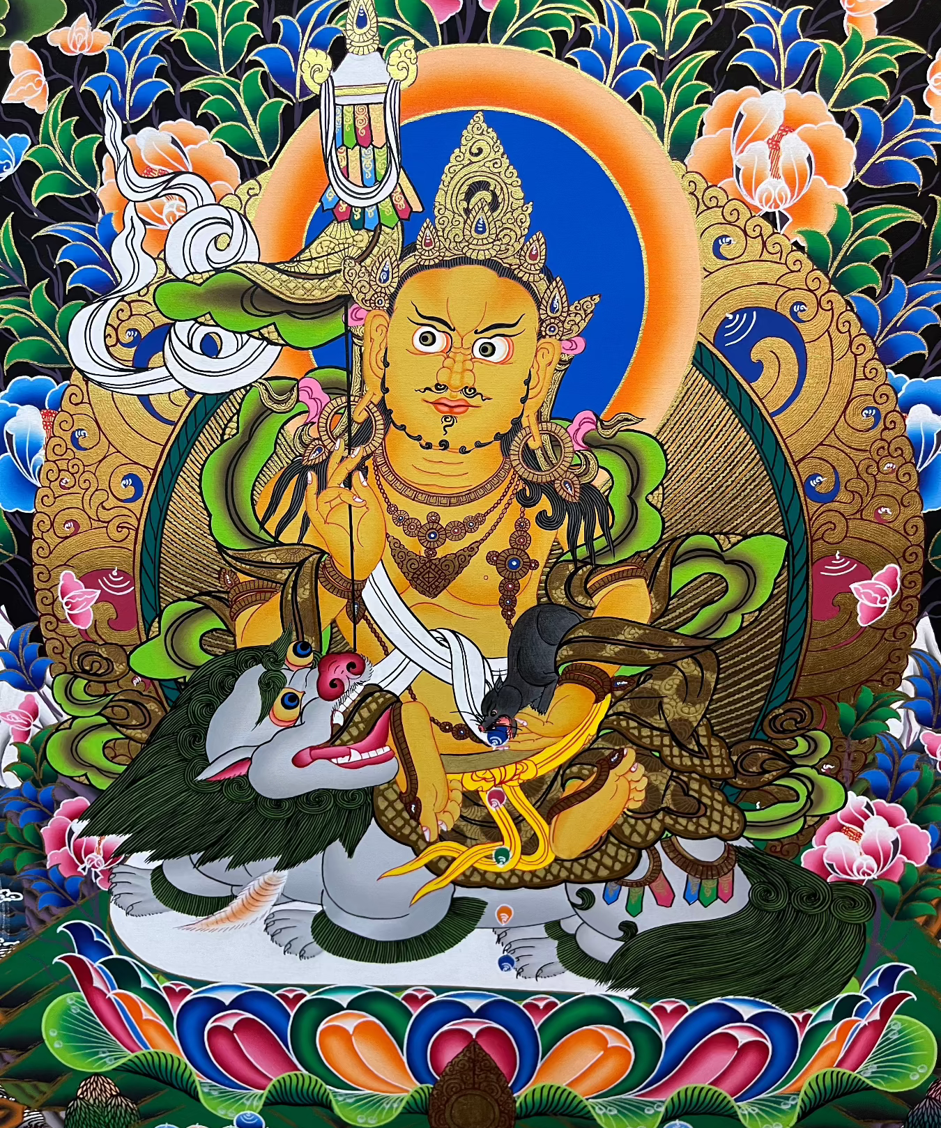 Zambala Thangka - Tibetan Painting