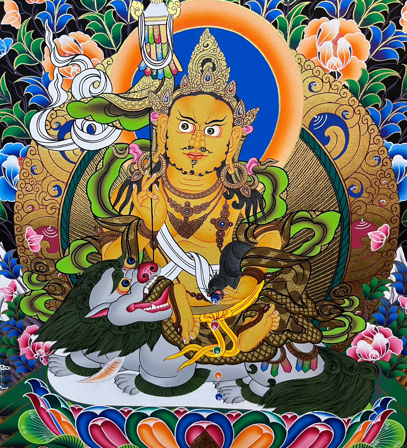 Zambala Thangka - Tibetan Painting