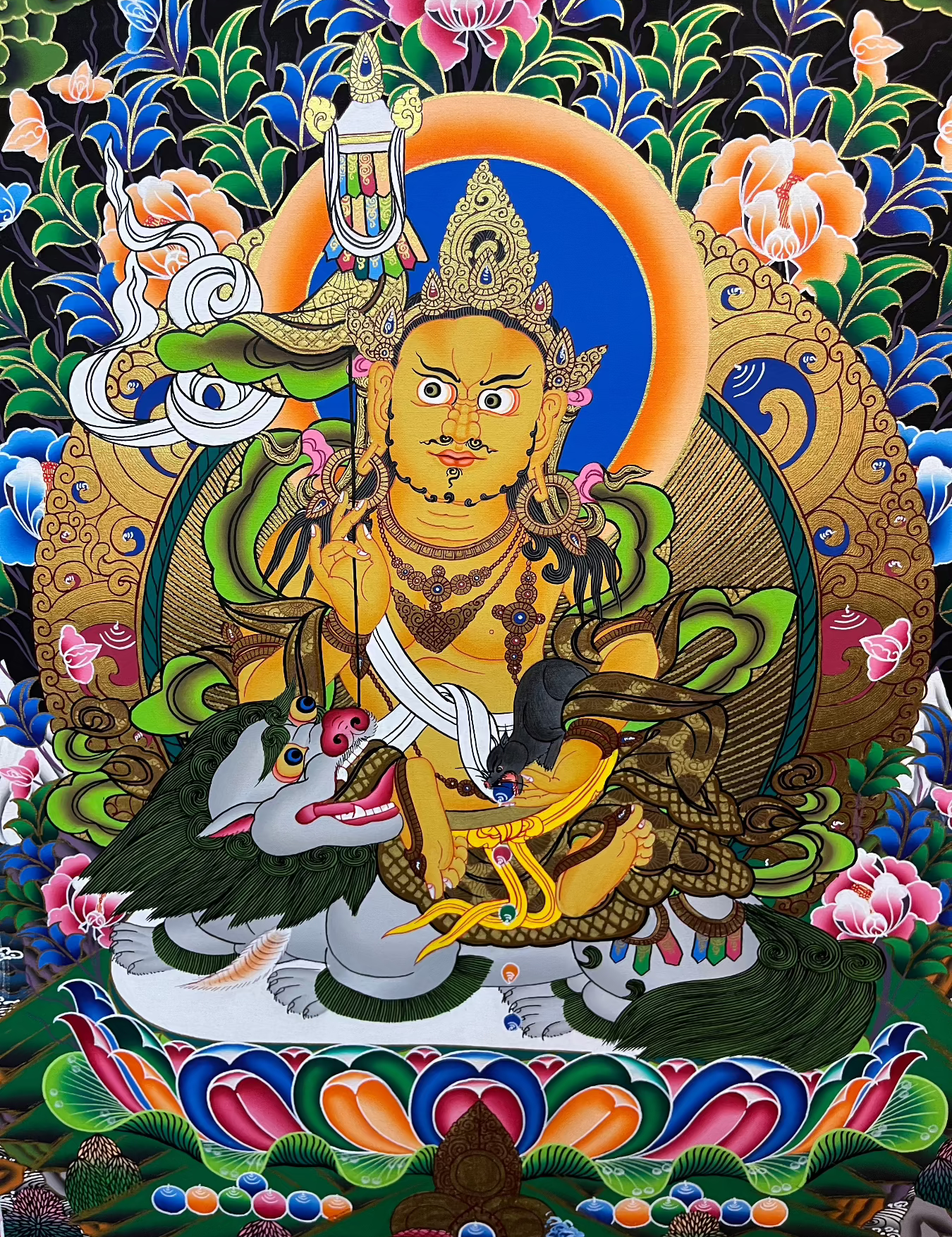 Zambala Thangka - Tibetan Painting