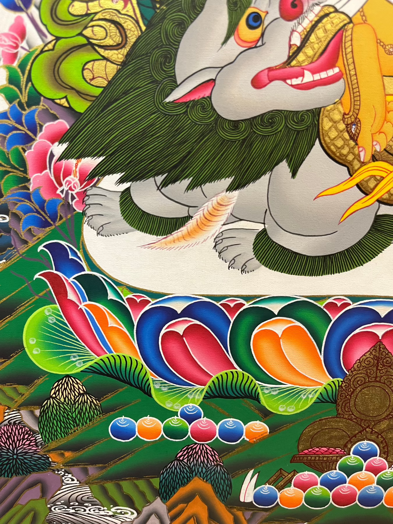 Zambala Thangka - Tibetan Painting