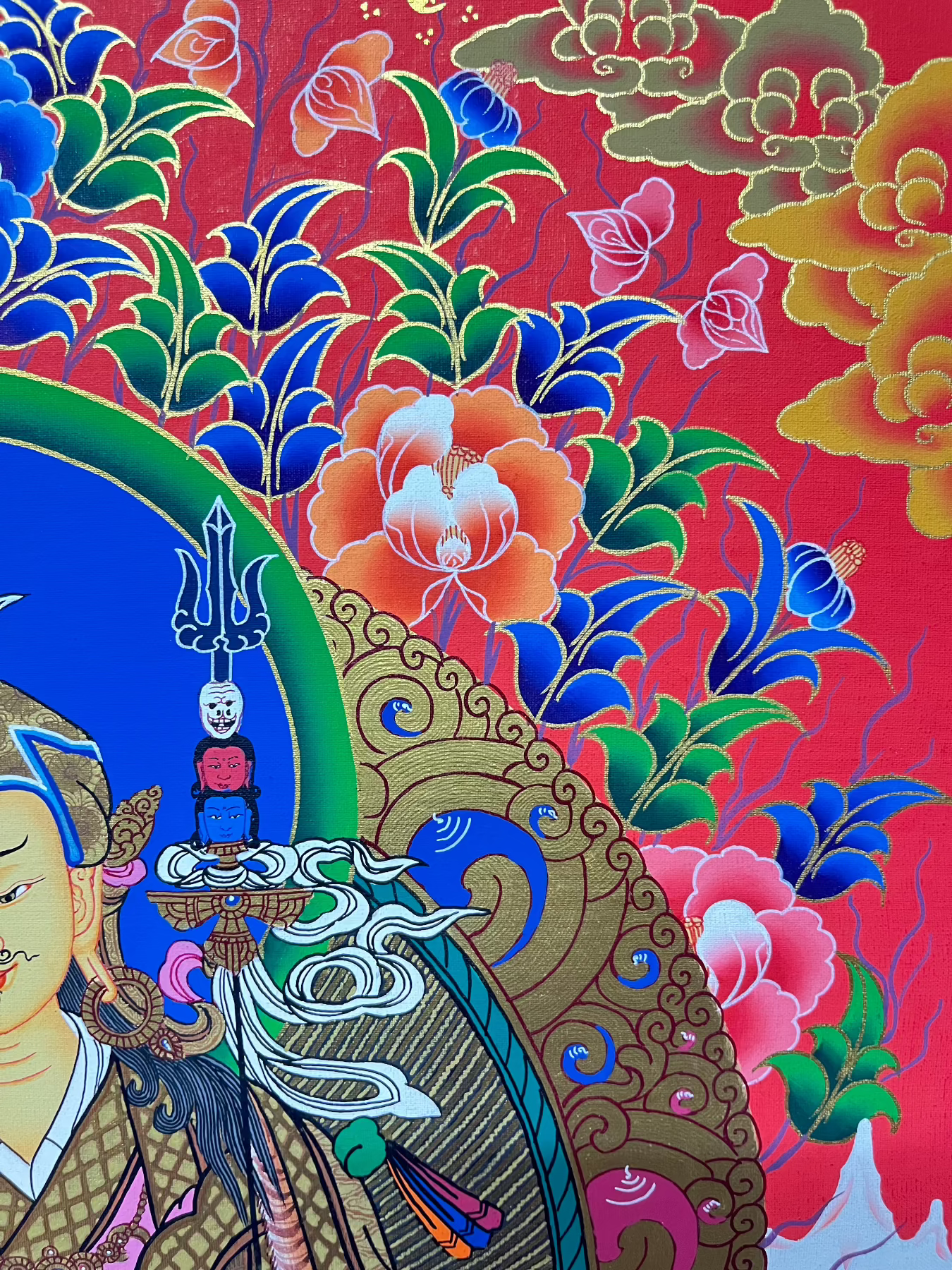 Guru Rinpoche Thangka - Tibetan Art