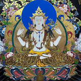 Chengresi Thangka Painting -High Quality