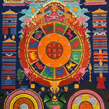  Tibetan Astrology Calendar - Handpainted Art