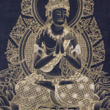 Japanese Buddha Thangka Painting for wall decor.