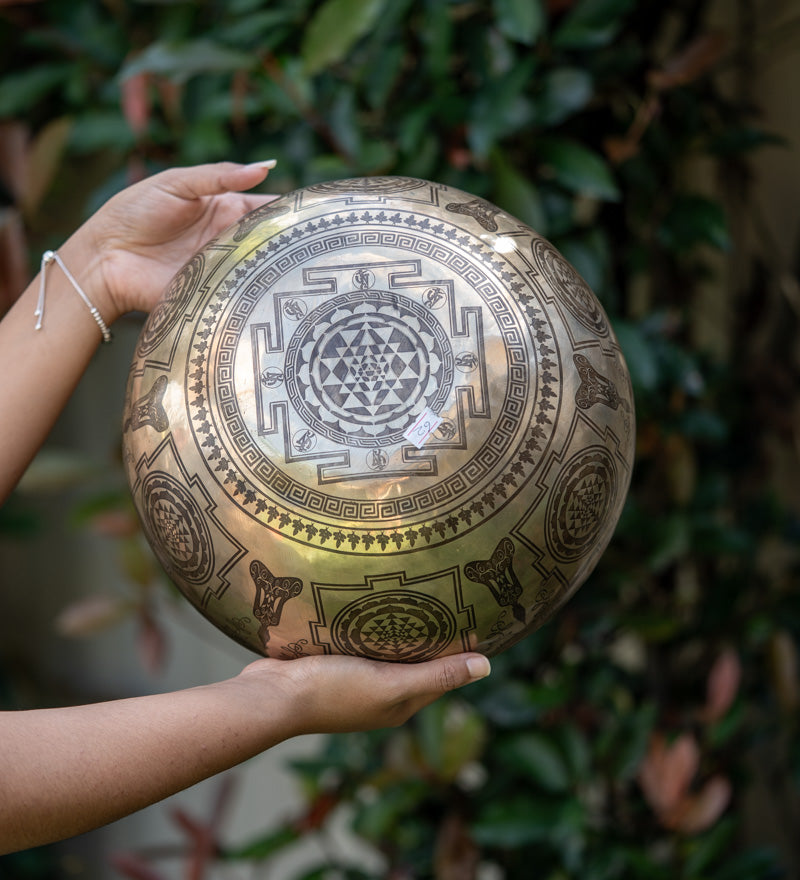 Kalachakra Mandala Singing Bowl - Himalayas Shop