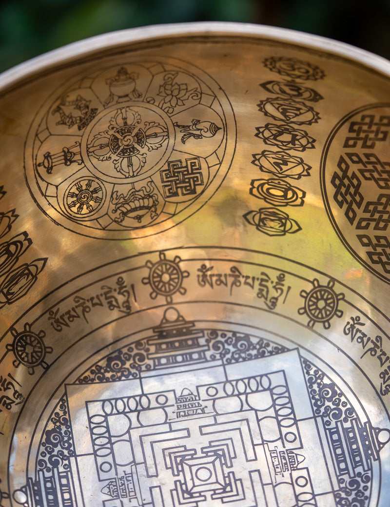 Kalachakra Mandala Singing Bowl - Himalayas Shop