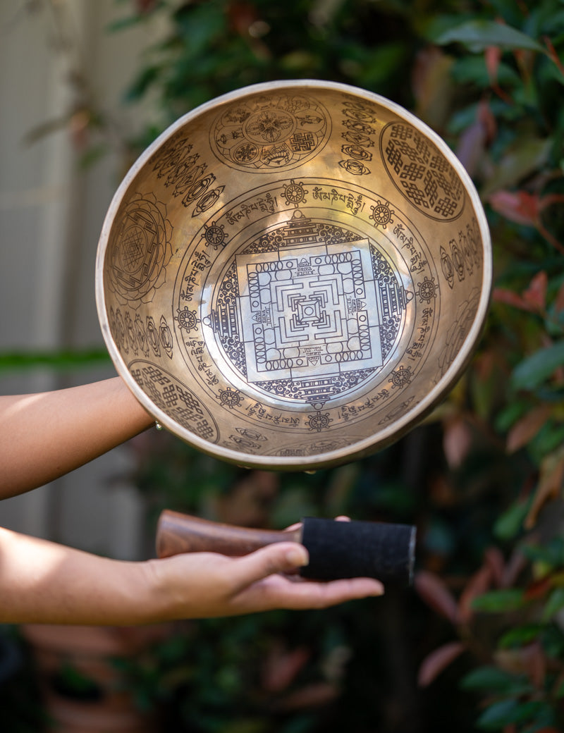 Kalachakra Mandala Singing Bowl - Himalayas Shop