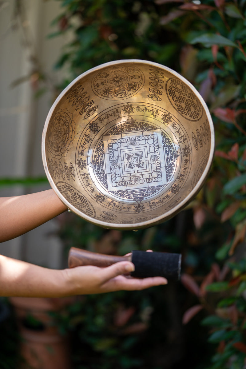 Kalachakra Mandala Singing Bowl - Himalayas Shop