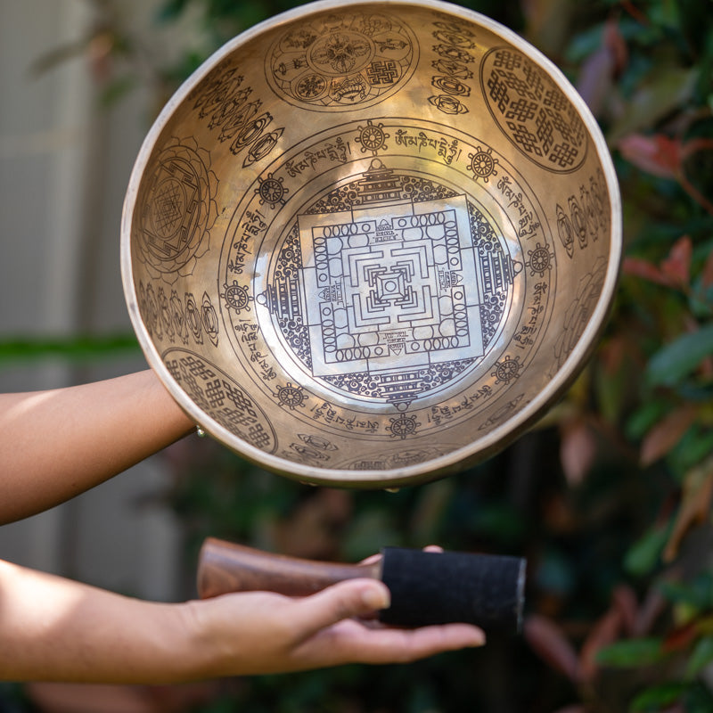 Kalachakra Mandala Singing Bowl - Himalayas Shop