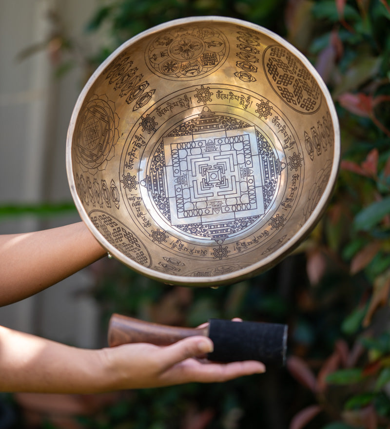 Kalachakra Mandala Singing Bowl - Himalayas Shop