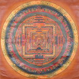 Kalachakra Mandala Thangka Painting for spirituality.