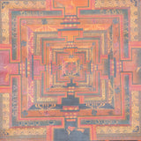 Kalachakra Mandala Thangka Painting for spirituality.