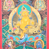 Zambala Thangka for wealth and prosperity .