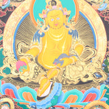 Zambala Thangka for wealth and prosperity .