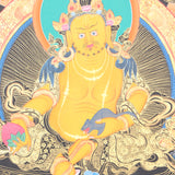 Zambala Thangka for wealth and prosperity .