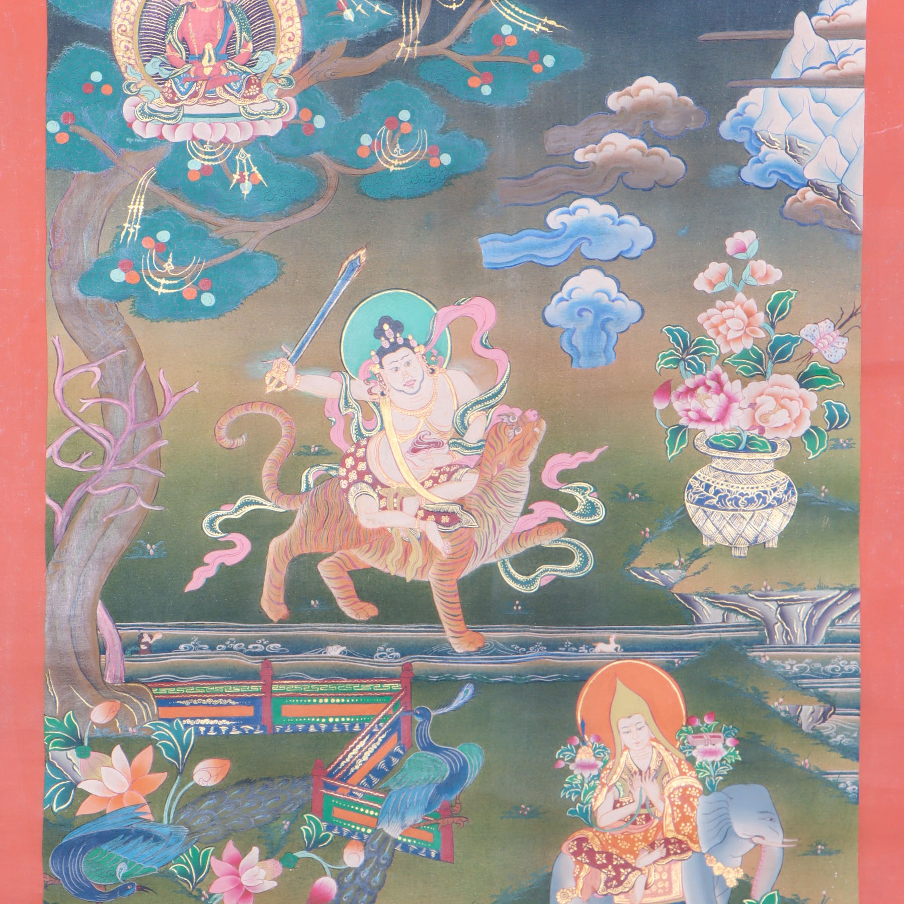 Kuber Thangka for wealth and  prosperity.