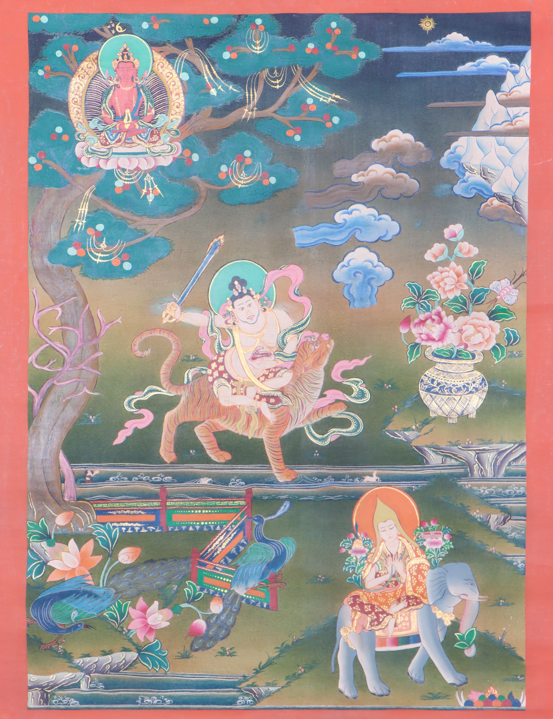 Kuber Thangka for wealth and  prosperity.