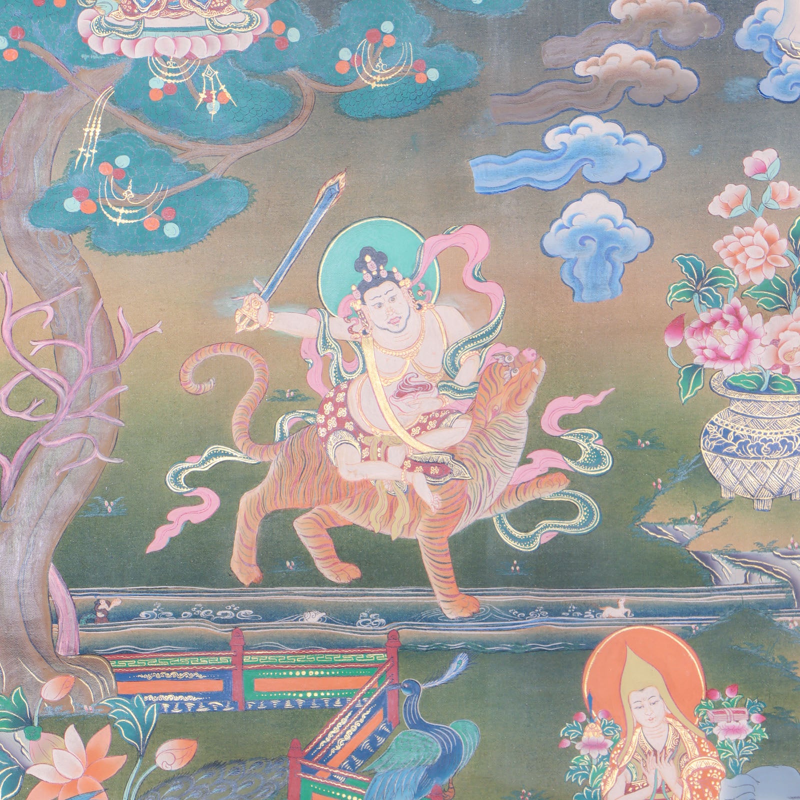 Kuber Thangka for wealth and prosperity.