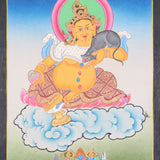 Kuber Thangka Painting is an ideal aid for cultivating concentration.