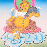 Kuber Thangka Painting is an ideal aid for cultivating concentration.