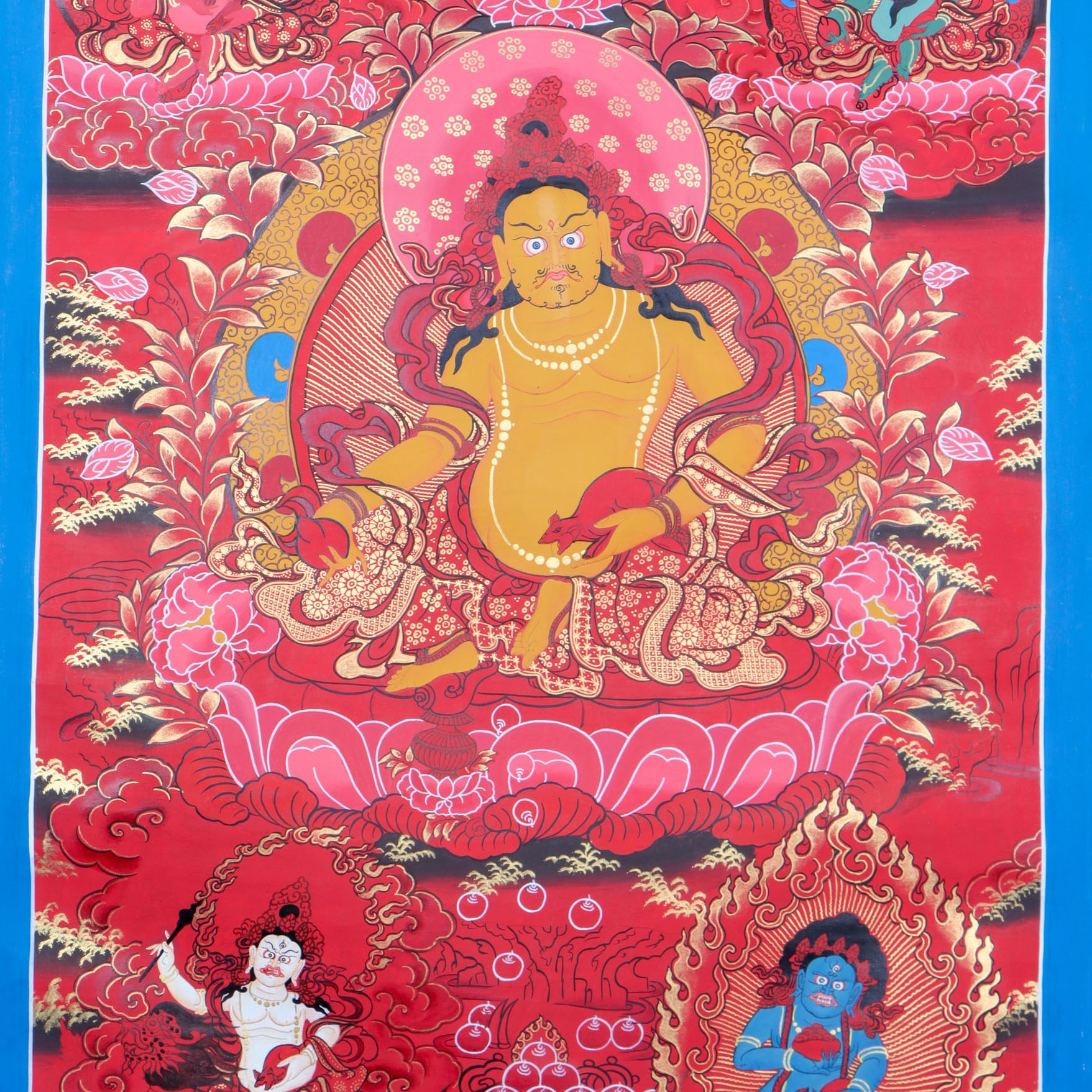 Kuber Thangka Paintings facilitate meditation and transformation of the Mind and Body.