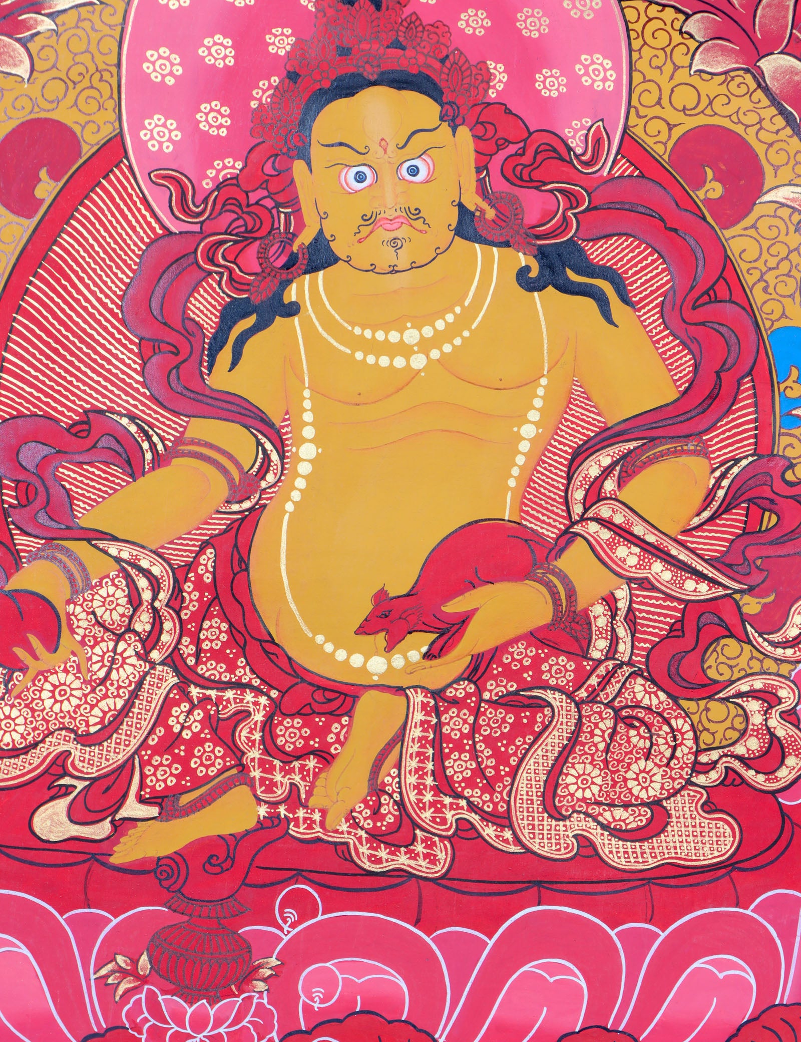 Kuber Thangka Paintings facilitate meditation and transformation of the Mind and Body.