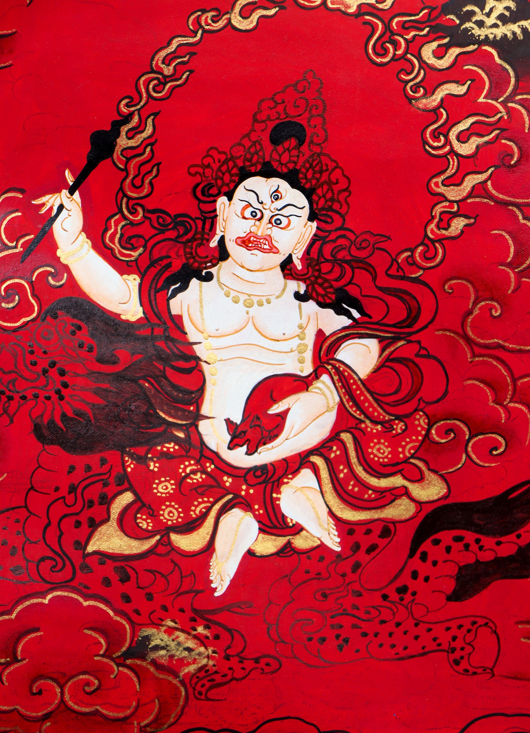 Kuber Thangka Paintings facilitate meditation and transformation of the Mind and Body.