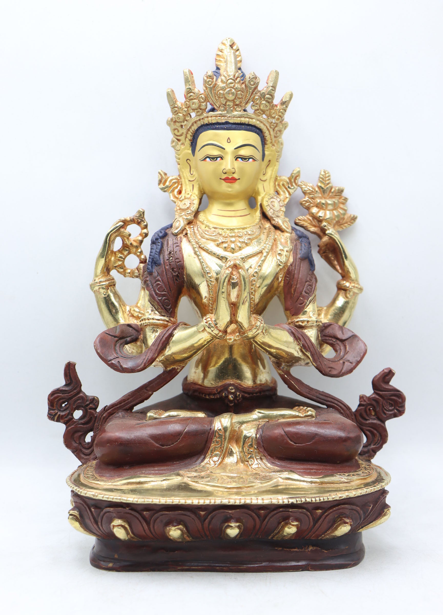 Handcrafted Finest Buddhist Statue from Nepal