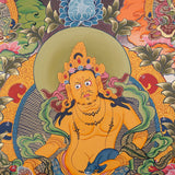 5 Zambala Thangka Painting - Himalayas Shop