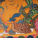 5 Zambala Thangka Painting - Himalayas Shop