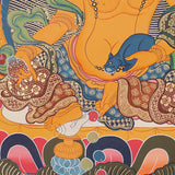 5 Zambala Thangka Painting - Himalayas Shop