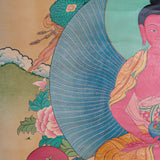 Antique Amitabha Buddha Thangka - Tibetan Painting