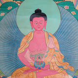 Antique Amitabha Buddha Thangka - Tibetan Painting