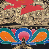 Amitabha Buddha Thangka - Handpainted Art