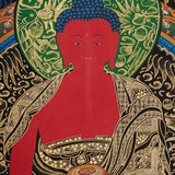 Amitabha Buddha Thangka - Handpainted Art