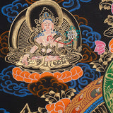 Amitabha Buddha Thangka - Handpainted Art