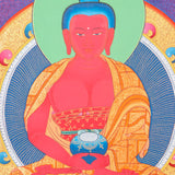 Amitabha Buddha Thangka for meditation.