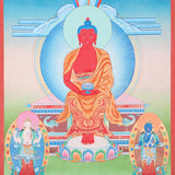 Amitabha Buddha Thangka - Tibetan Painting