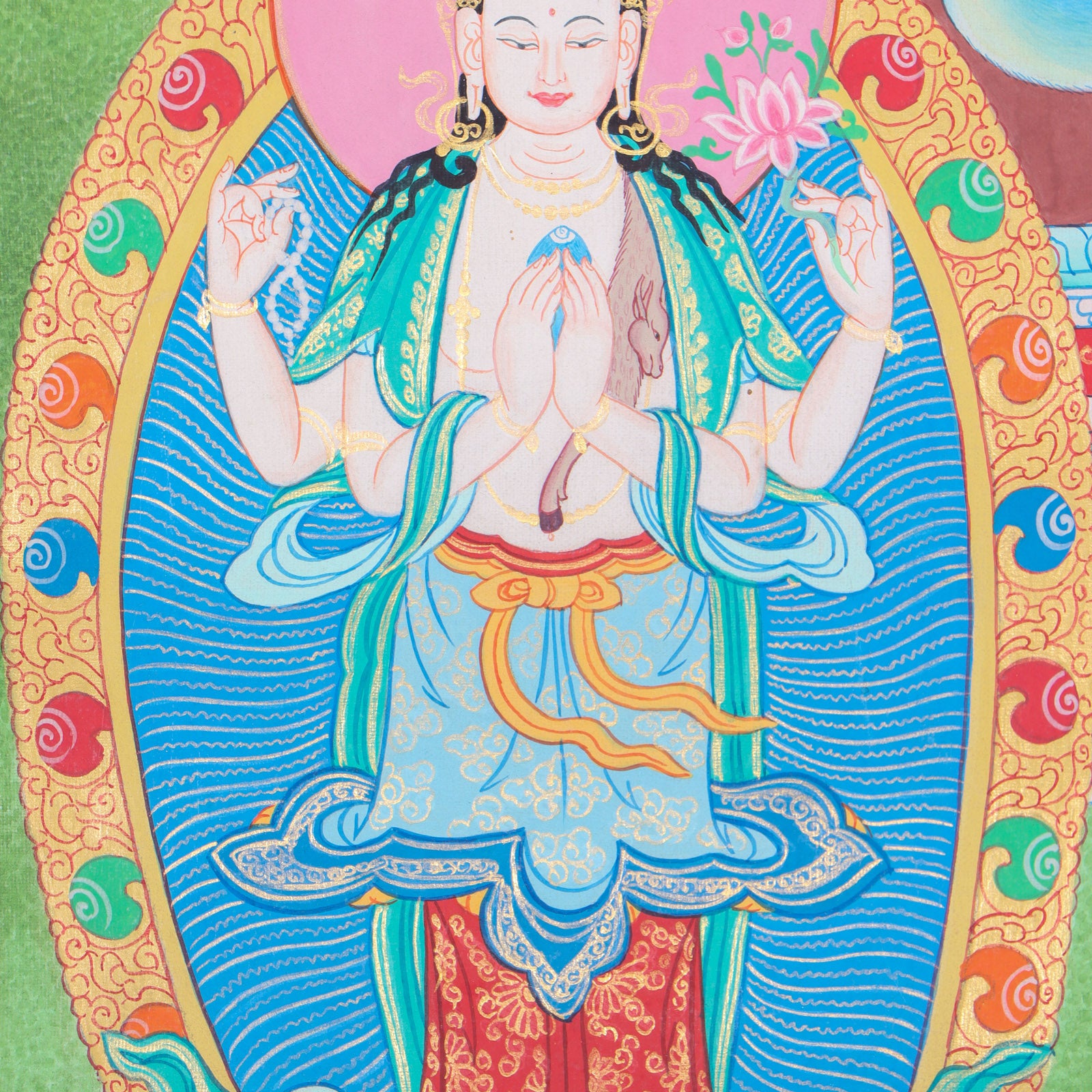 Amitabha Buddha Thangka - Tibetan Painting