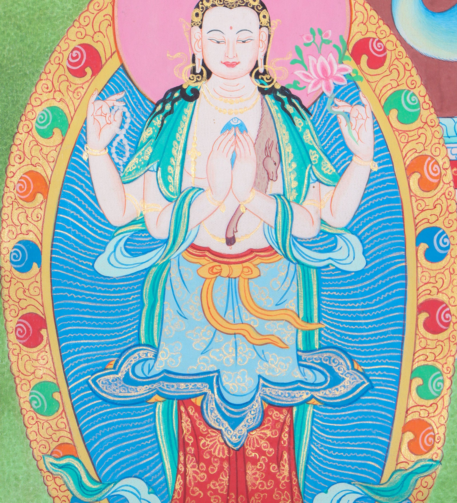 Amitabha Buddha Thangka - Tibetan Painting