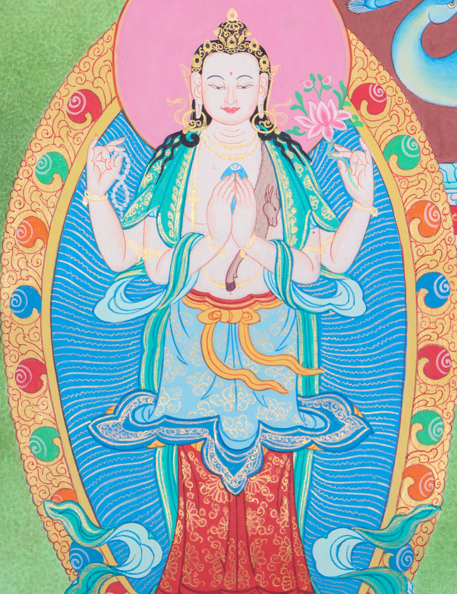 Amitabha Buddha Thangka - Tibetan Painting