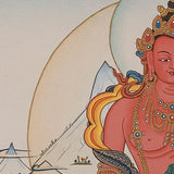 Amitayus Buddha Thangka - Handpainted Art