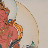 Amitayus Buddha Thangka - Handpainted Art