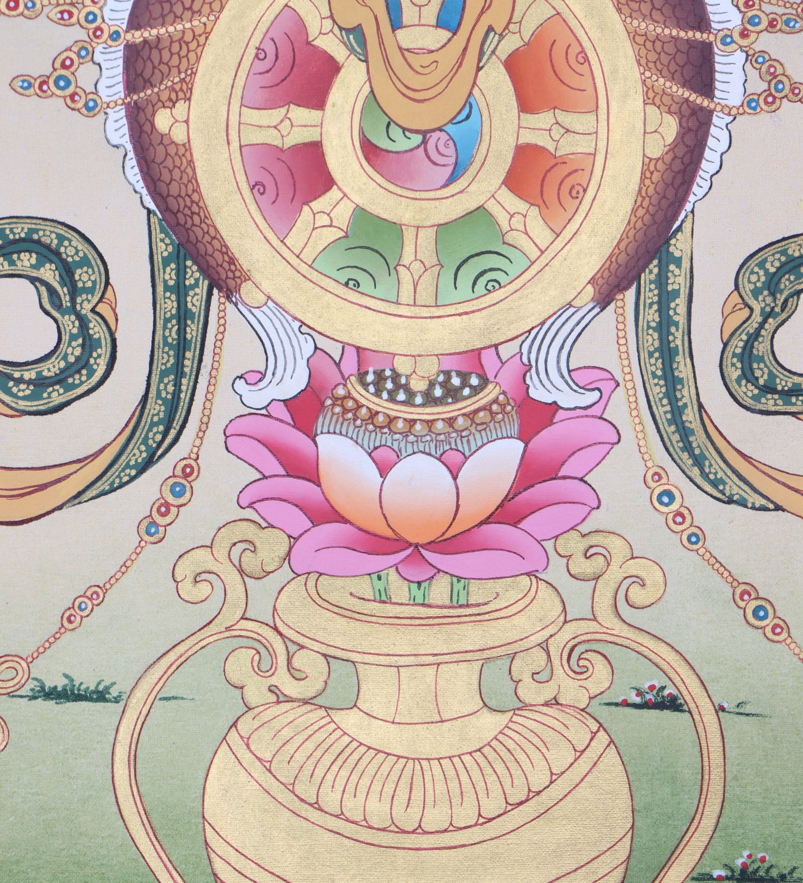 Asthamangal Thangka for spiritual guidance and protection.