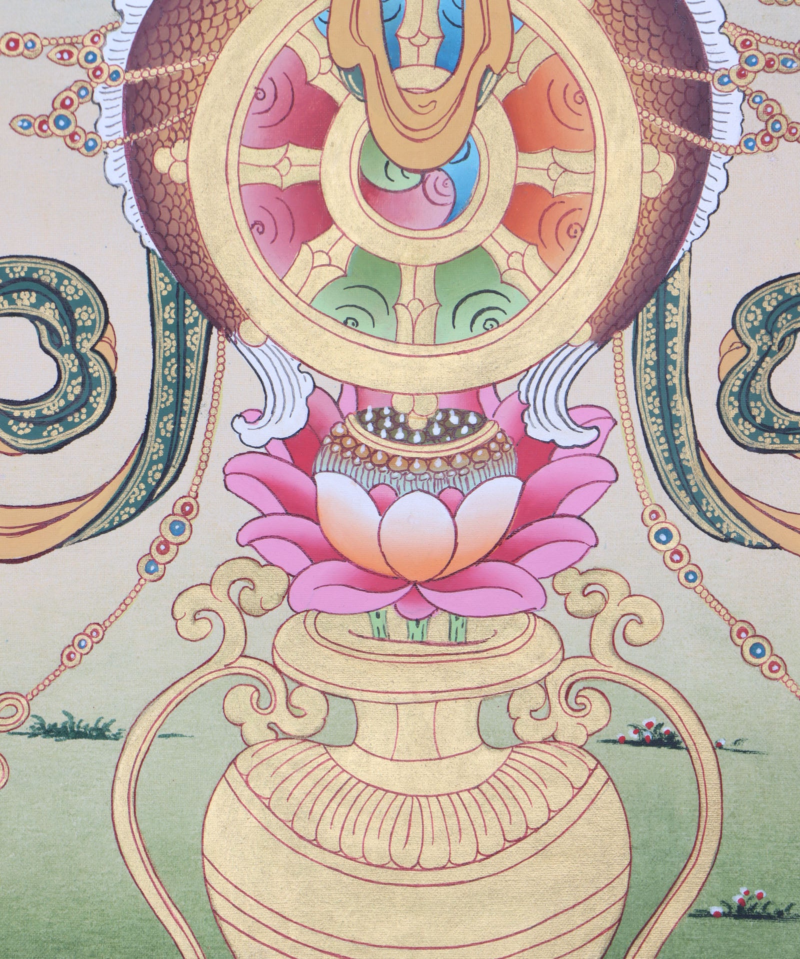 Asthamangal Thangka for spiritual guidance and protection.