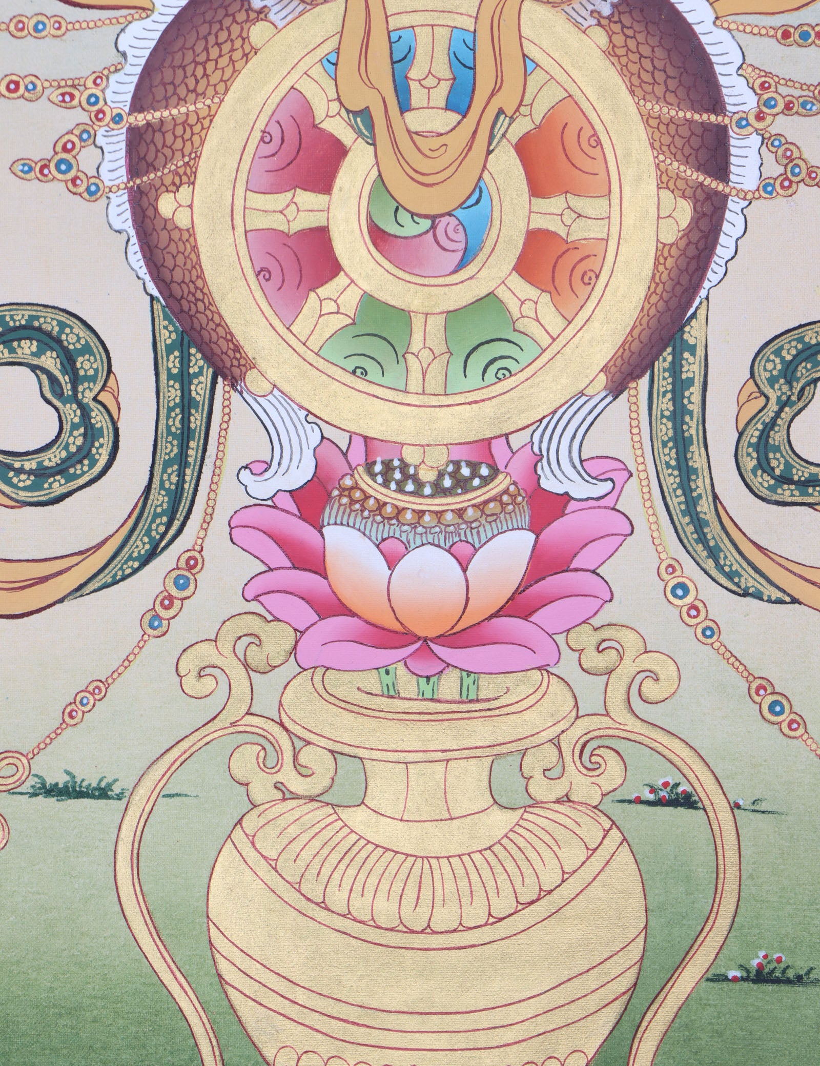 Asthamangal Thangka for spiritual guidance and protection.