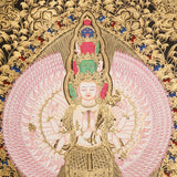 Avalokeshwor Thangka Painting for wall hanging decor.