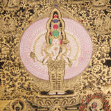 Avalokeshwor Thangka Painting for wall hanging decor.