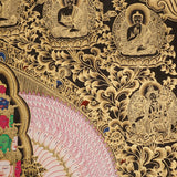 Avalokeshwor Thangka Painting for wall hanging decor.